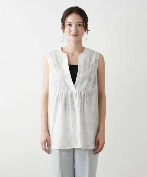 Leilian / レリアン シャツ・ブラウス | ノースリーブブラウス【BLUBIANCO】 | 詳細4