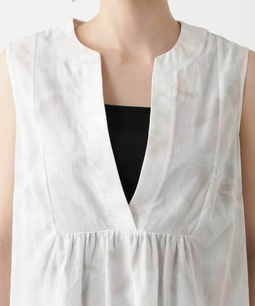 Leilian / レリアン シャツ・ブラウス | ノースリーブブラウス【BLUBIANCO】 | 詳細7