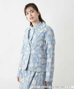 Leilian / レリアン テーラードジャケット | カットワーク刺繍ジャケット-BLUBIANCO