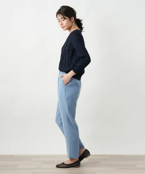 Leilian / レリアン その他パンツ | センタープレスパンツ【Leilian WHITE LABEL】 | 詳細2