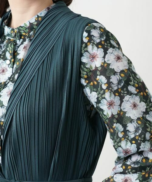 Leilian / レリアン テーラードジャケット | プリーツロングベスト【Leilian WHITE LABEL】 | 詳細14