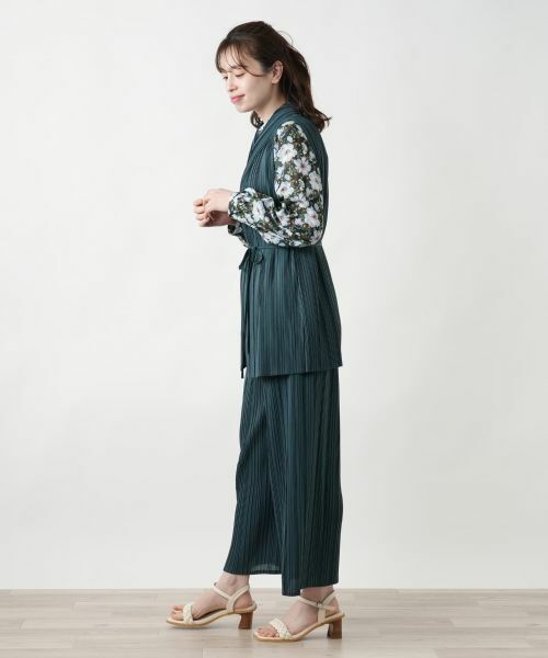 Leilian / レリアン テーラードジャケット | プリーツロングベスト【Leilian WHITE LABEL】 | 詳細5