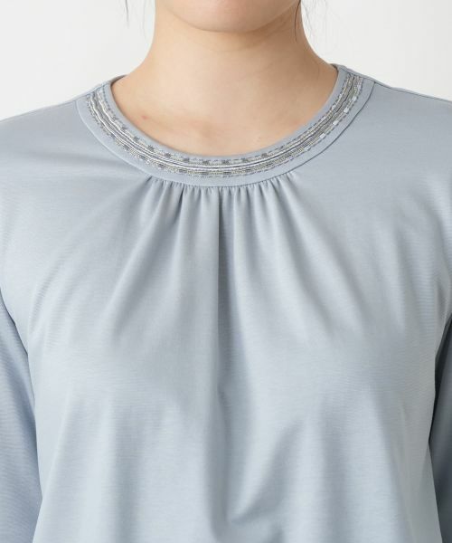 Leilian / レリアン カットソー | タックカットソー【Leilian WHITE LABEL】 | 詳細13