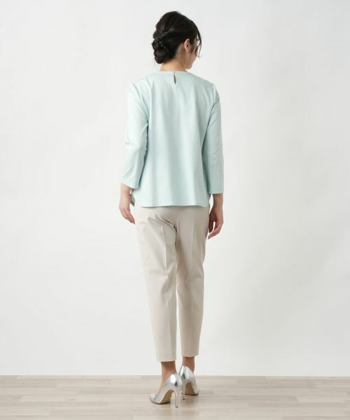 Leilian / レリアン カットソー | タックカットソー【Leilian WHITE LABEL】 | 詳細6