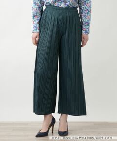 Leilian / レリアン その他パンツ | プリーツワイドパンツ【Leilian WHITE LABEL】