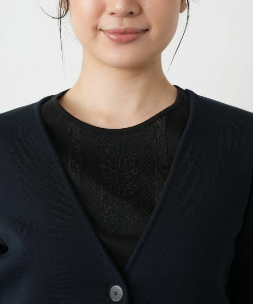 Leilian / レリアン カーディガン・ボレロ | Vネックカーディガン【Leilian WHITE LABEL】 | 詳細11