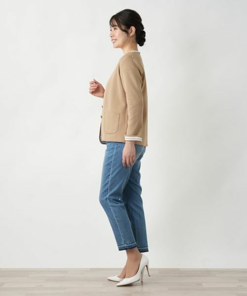 レリアン カーデガン トップス 上着 ボレロ Leilian｜ボレロカーディガン【FASHION SUITE】 | Rakuten