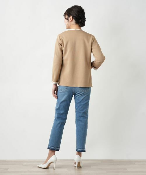 Leilian / レリアン カーディガン・ボレロ | Vネックカーディガン【Leilian WHITE LABEL】 | 詳細3