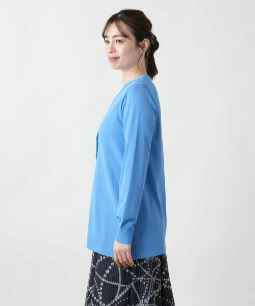 Leilian / レリアン カーディガン・ボレロ | Vネックニットカーディガン【Leilian WHITE LABEL】 | 詳細11