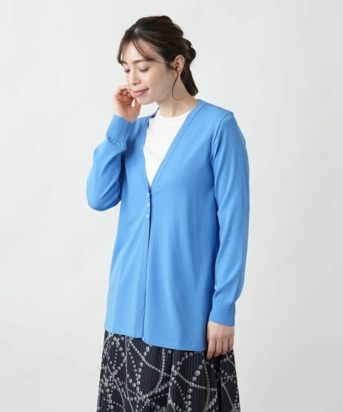 Leilian / レリアン カーディガン・ボレロ | Vネックニットカーディガン【Leilian WHITE LABEL】 | 詳細13