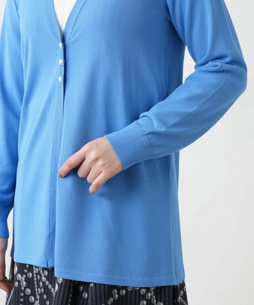 Leilian / レリアン カーディガン・ボレロ | Vネックニットカーディガン【Leilian WHITE LABEL】 | 詳細17