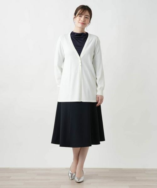 Leilian / レリアン カーディガン・ボレロ | Vネックニットカーディガン【Leilian WHITE LABEL】 | 詳細4