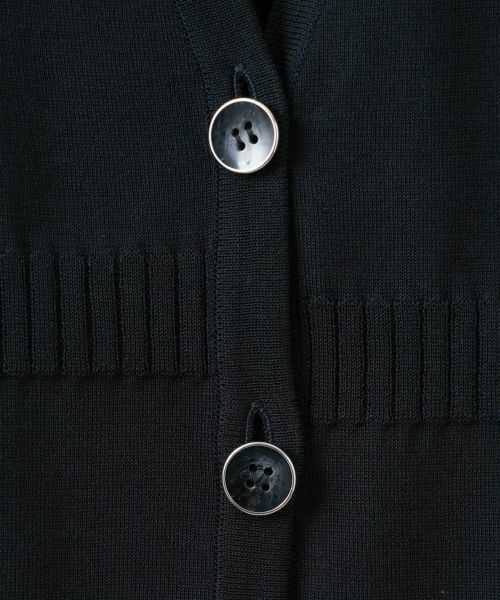 Leilian / レリアン テーラードジャケット | Vネックニットジレ【Leilian WHITE LABEL】 | 詳細8