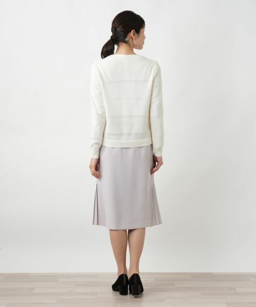 Leilian / レリアン カーディガン・ボレロ | Vネックカーディガン【ROCHAS Premiere】 | 詳細3