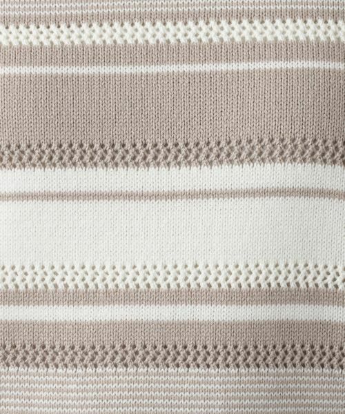 Leilian / レリアン ニット・セーター | マルチボーダークルーネックニット | 詳細15