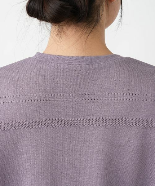 Leilian / レリアン ニット・セーター | ペイズリー柄切替クルーネックニット【ROCHAS Premiere】 | 詳細8