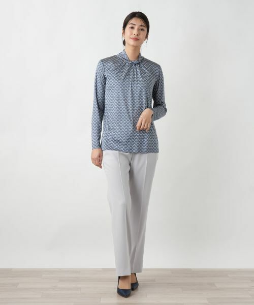 Leilian / レリアン カットソー | ボタニカル柄カットソー【ROCHAS Premiere】 | 詳細1