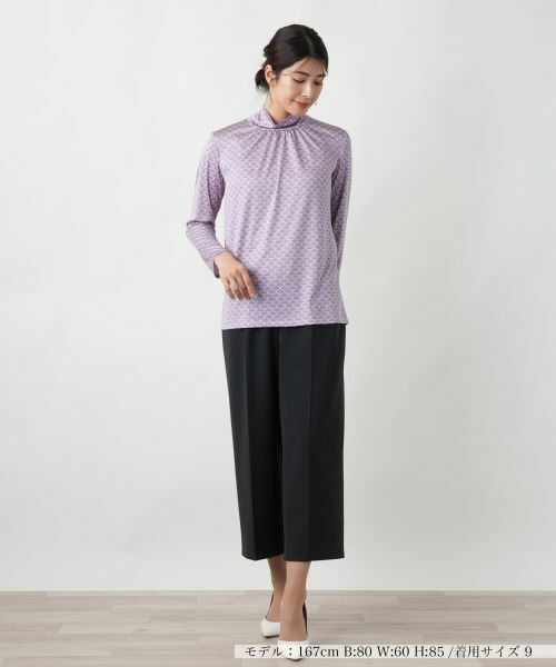 Leilian / レリアン カットソー | ボタニカル柄カットソー【ROCHAS Premiere】 | 詳細4