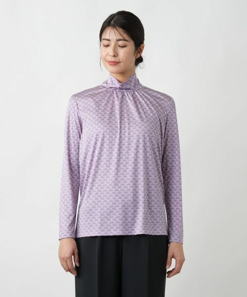 Leilian / レリアン カットソー | ボタニカル柄カットソー【ROCHAS Premiere】 | 詳細8