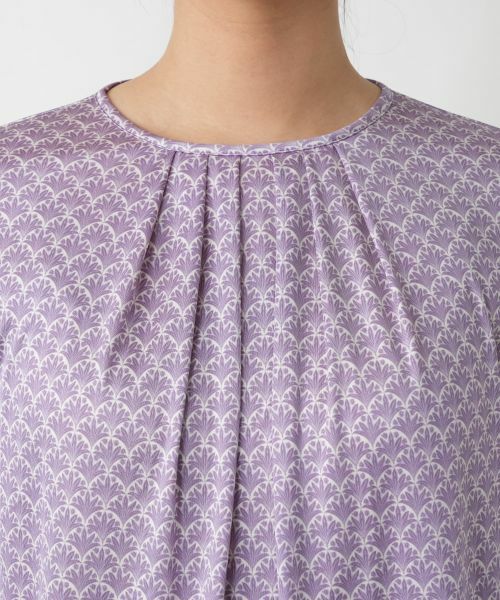 Leilian / レリアン カットソー | プリントクルーネックカットソー【ROCHAS Premiere】 | 詳細10