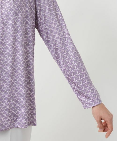 Leilian / レリアン カットソー | プリントクルーネックカットソー【ROCHAS Premiere】 | 詳細14