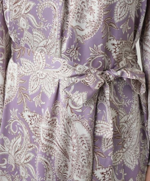 Leilian / レリアン ドレス | ペイズリー柄フリルワンピース | 詳細14
