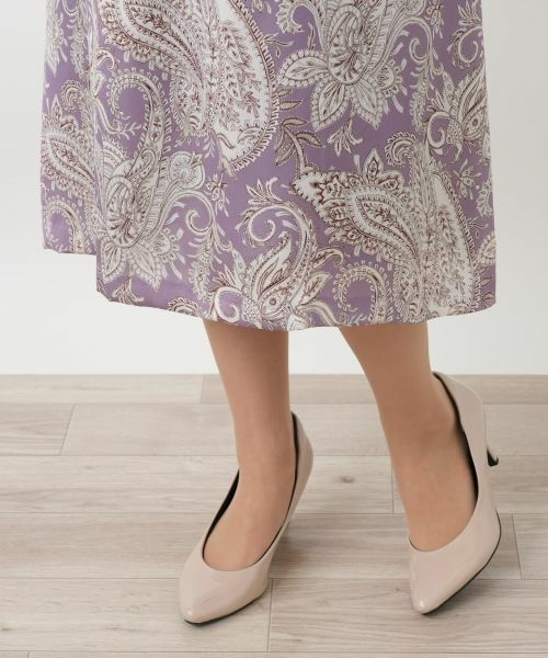 Leilian / レリアン ドレス | ペイズリー柄フリルワンピース | 詳細15