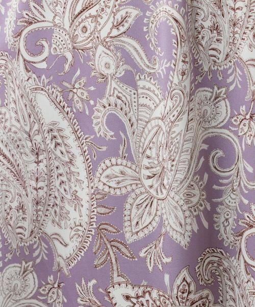 Leilian / レリアン ドレス | ペイズリー柄フリルワンピース | 詳細17