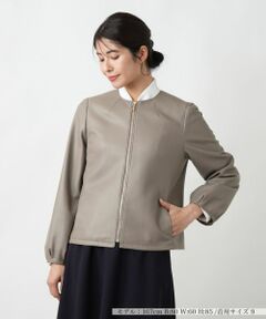 Leilian / レリアン テーラードジャケット | ノーカラージャケット【ROCHAS Premiere】