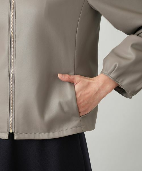 Leilian / レリアン テーラードジャケット | ノーカラージャケット【ROCHAS Premiere】 | 詳細11