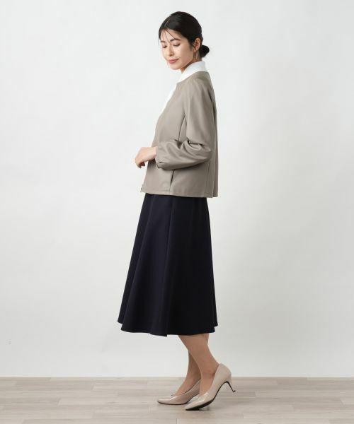 Leilian / レリアン テーラードジャケット | ノーカラージャケット【ROCHAS Premiere】 | 詳細2