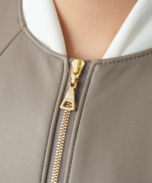 Leilian / レリアン テーラードジャケット | ノーカラージャケット【ROCHAS Premiere】 | 詳細9