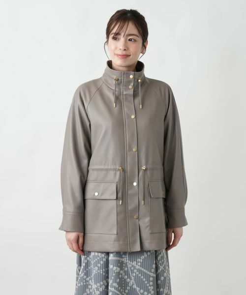 Leilian / レリアン その他アウター | スタンドカラーコート【ROCHAS Premiere】 | 詳細5