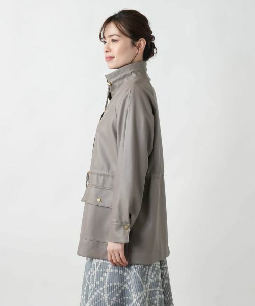 Leilian / レリアン その他アウター | スタンドカラーコート【ROCHAS Premiere】 | 詳細6