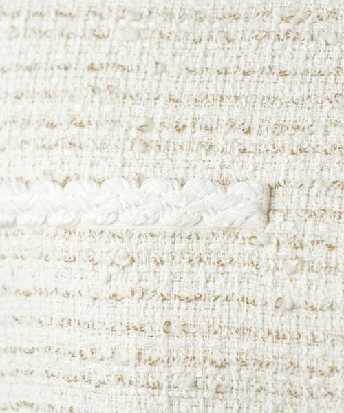 Leilian / レリアン テーラードジャケット | ツイードノーカラージャケット | 詳細11