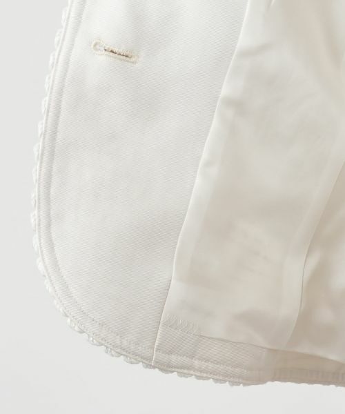 Leilian / レリアン テーラードジャケット | ツイードノーカラージャケット | 詳細13