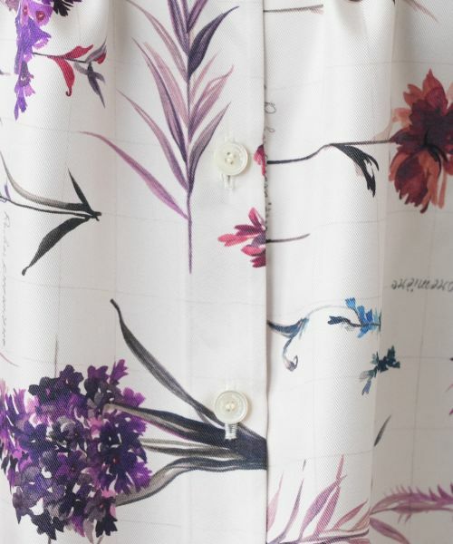 Leilian / レリアン シャツ・ブラウス | プリントバンドカラーブラウス【ROCHAS Premiere】 | 詳細14