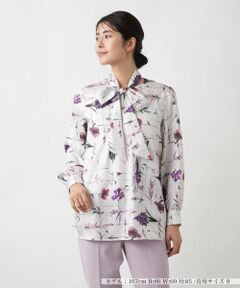 Leilian / レリアン シャツ・ブラウス | プリントボウタイブラウス【ROCHAS Premiere】