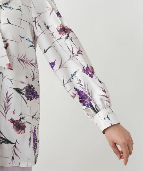 Leilian / レリアン シャツ・ブラウス | プリントボウタイブラウス【ROCHAS Premiere】 | 詳細13