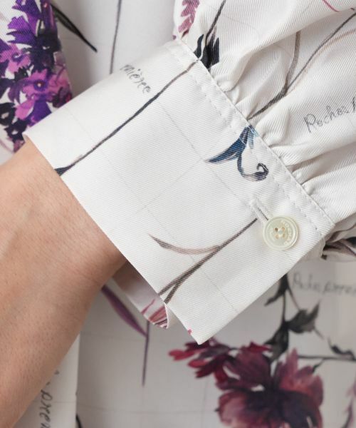 Leilian / レリアン シャツ・ブラウス | プリントボウタイブラウス【ROCHAS Premiere】 | 詳細14