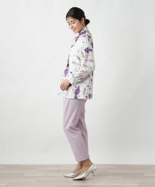 Leilian / レリアン シャツ・ブラウス | プリントボウタイブラウス【ROCHAS Premiere】 | 詳細2