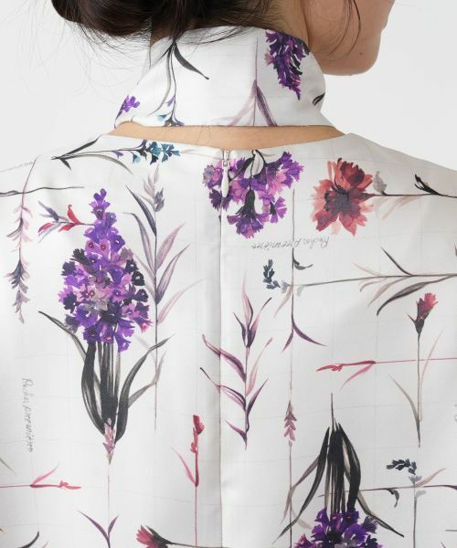 Leilian / レリアン シャツ・ブラウス | プリントボウタイブラウス【ROCHAS Premiere】 | 詳細9