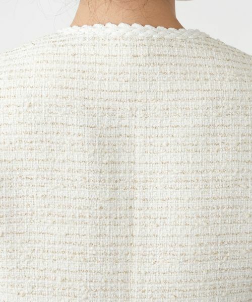 Leilian / レリアン テーラードジャケット | ツイードベスト | 詳細8