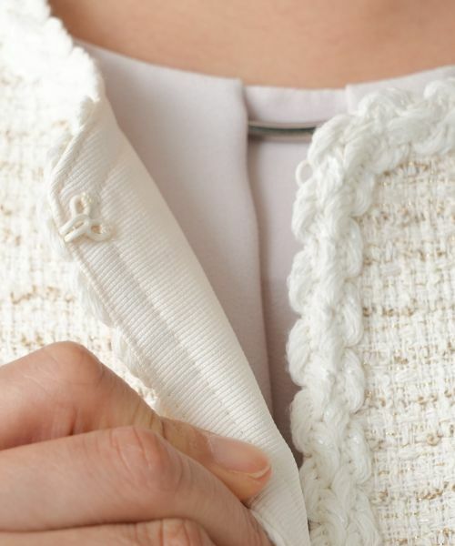 Leilian / レリアン テーラードジャケット | ツイードベスト | 詳細9