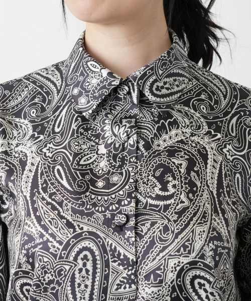 Leilian / レリアン シャツ・ブラウス | ペイズリー柄ボウタイブラウス | 詳細13