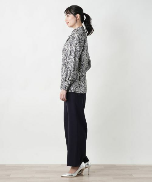 Leilian / レリアン シャツ・ブラウス | ペイズリー柄ボウタイブラウス | 詳細6