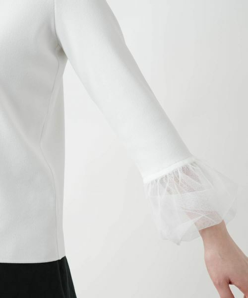 Leilian / レリアン ニット・セーター | スクエアネックカットソー | 詳細12