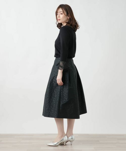 Leilian / レリアン ニット・セーター | スクエアネックカットソー | 詳細2