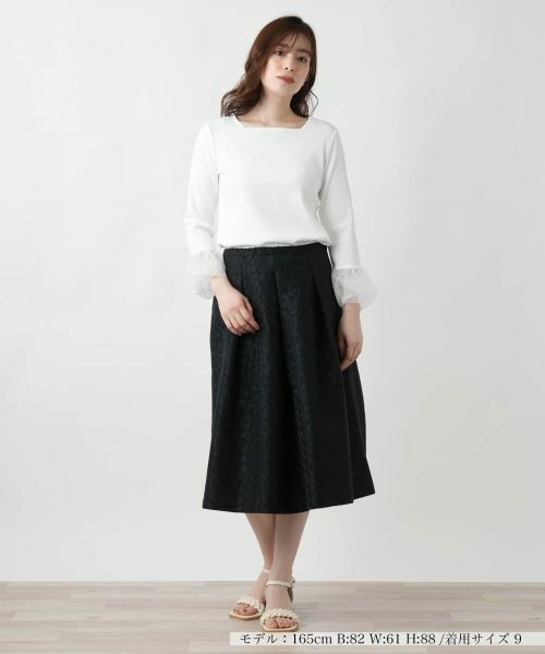 Leilian / レリアン ニット・セーター | スクエアネックカットソー | 詳細4