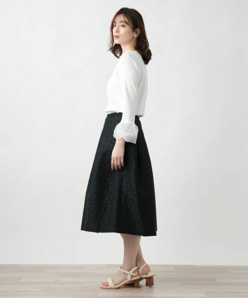 Leilian / レリアン ニット・セーター | スクエアネックカットソー | 詳細5